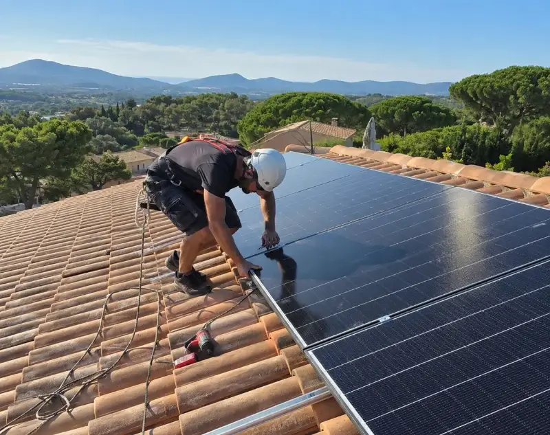 Installateur panneaux solaires Cabrières-d'Aigues — pose photovoltaïque sur toiture