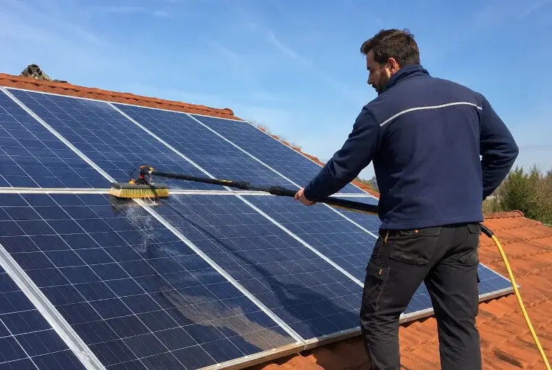 Nettoyage et entretien de panneaux solaires à Cabrières-d'Aigues